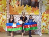 Азербайджанские танцоры с успехом выступили на "Осеннем марафоне" в России (ФОТО)