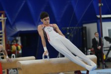 Стартовал второй день чемпионатов Азербайджана по спортивной гимнастике и акробатике (ФОТО)