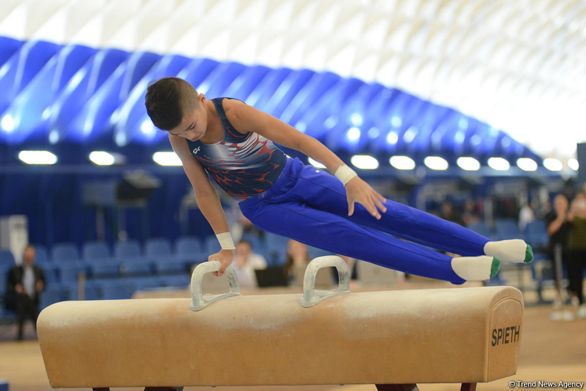 Стартовал второй день чемпионатов Азербайджана по спортивной гимнастике и акробатике (ФОТО)