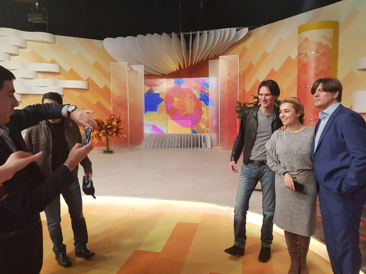 Известный певец Николай Трубач приехал в Баку (ФОТО)