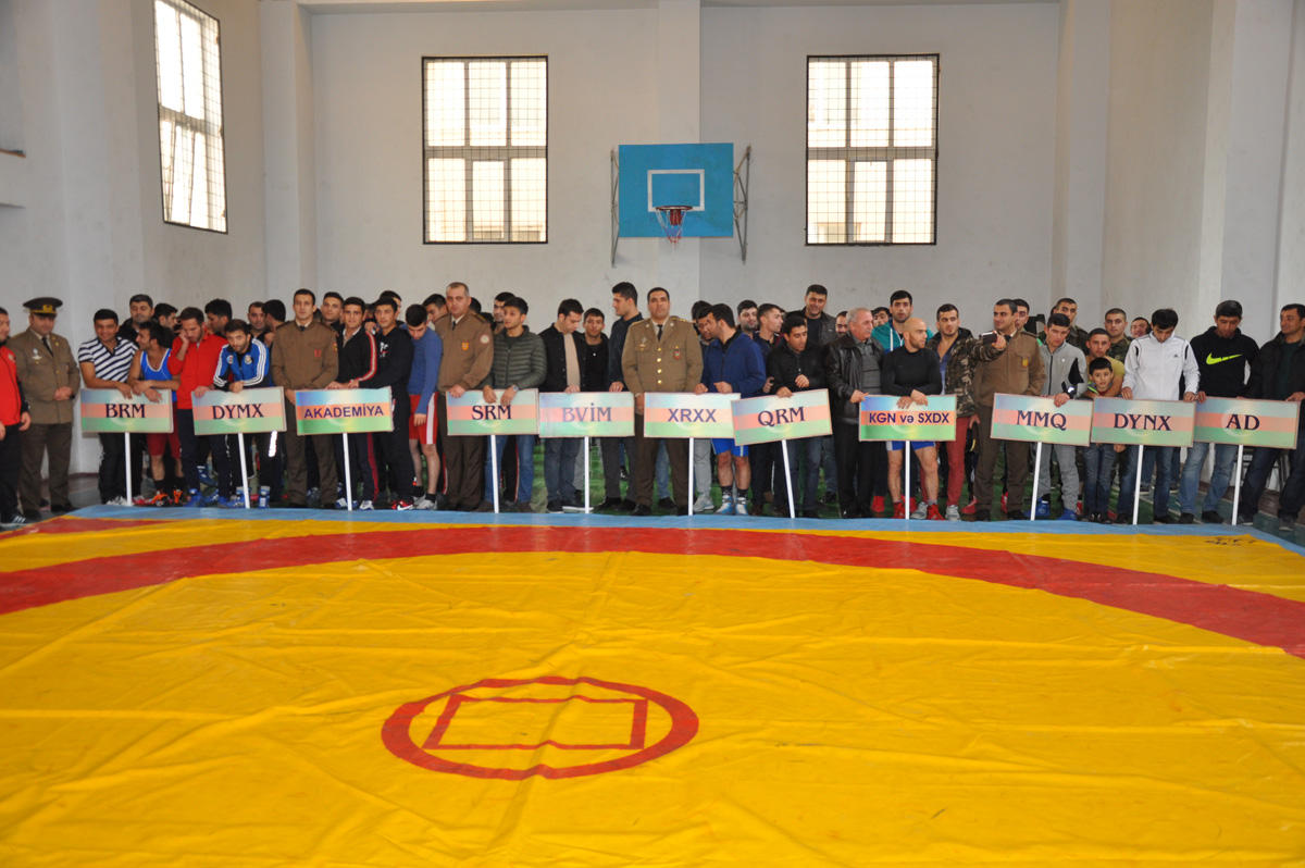 Сотрудники МЧС Азербайджана выявили самых сильных борцов (ФОТО)