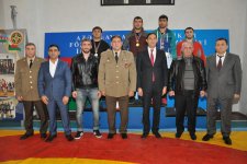 Сотрудники МЧС Азербайджана выявили самых сильных борцов (ФОТО)