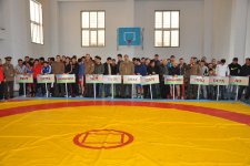 Сотрудники МЧС Азербайджана выявили самых сильных борцов (ФОТО)