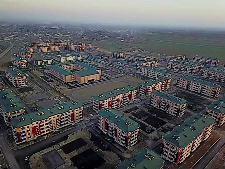 Президент Ильхам Алиев ознакомился с новым жилым комплексом для семей вынужденных переселенцев в Тертере (ФОТО)