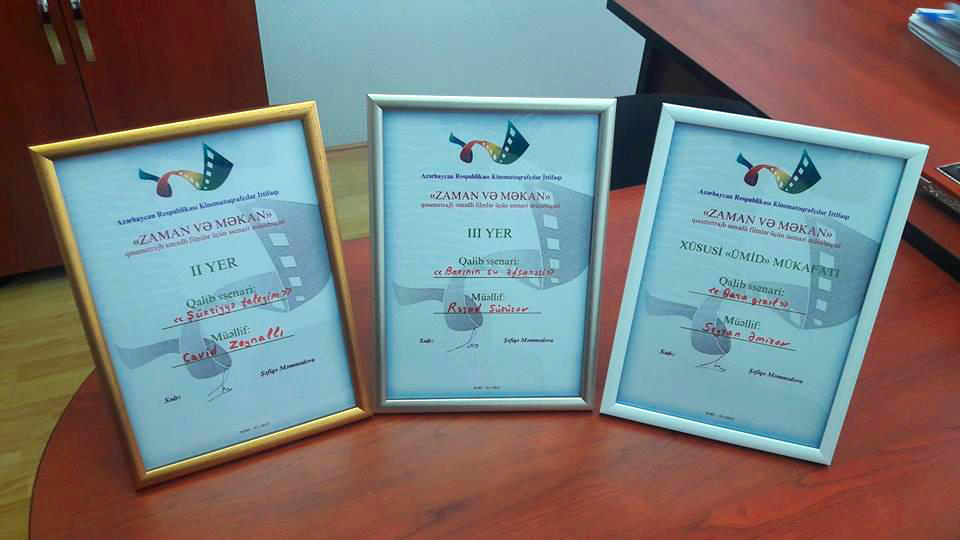 Шафига Мамедова и Джамиль Гулиев наградили призеров конкурса "Время и пространство" (ФОТО)