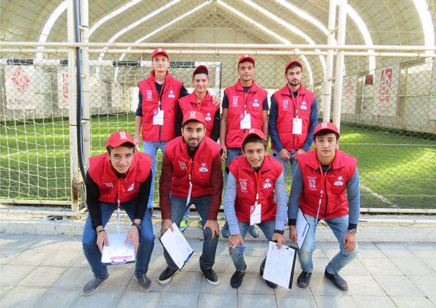 Волонтеры AZFAR Business League по мини-футболу