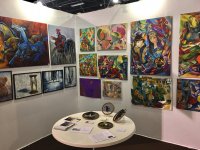 Красочная палитра и изящность форм: работы азербайджанских художников в Каннах (ФОТО)