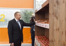 Президент Ильхам Алиев ознакомился с работой, проведенной в "BAKU AGROPARK" (ФОТО)