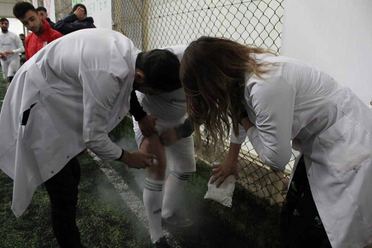 Интересные моменты четвертьфинала AZFAR Business League (ФОТО)