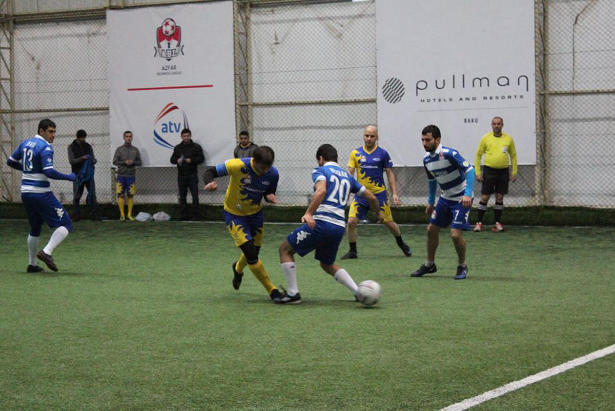 Интересные моменты четвертьфинала AZFAR Business League (ФОТО)