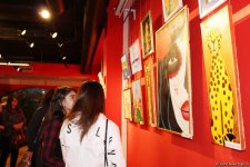 "Воображение" в Баку - маленькие шедевры юных художников (ФОТО)