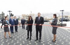 Президент Ильхам Алиев и его супруга приняли участие в открытии комплекса ASAN Həyat в Губе (ФОТО)