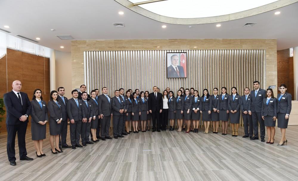 Президент Ильхам Алиев и его супруга приняли участие в открытии комплекса ASAN Həyat в Губе (ФОТО)