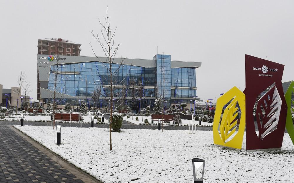 Президент Ильхам Алиев и его супруга приняли участие в открытии комплекса ASAN Həyat в Губе (ФОТО)