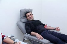 Азербайджанские спортсмены провели донорскую акцию (ФОТО)