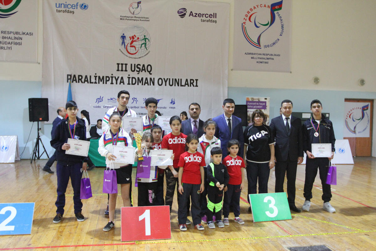В Сумгайыте проведены Паралимпийские игры среди детей: победители и призеры  (ФОТО)