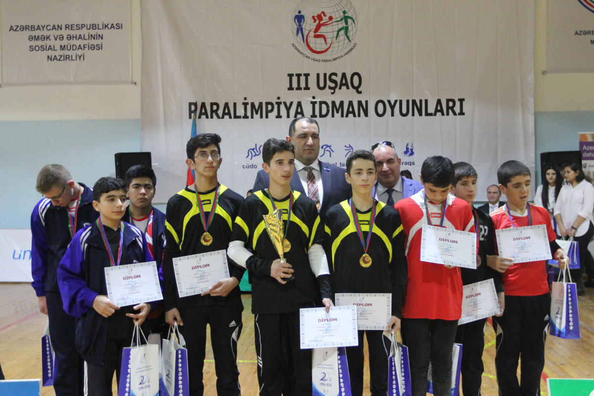 В Сумгайыте проведены Паралимпийские игры среди детей: победители и призеры  (ФОТО)