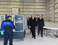 Президент Ильхам Алиев посетил Сумгайытский химико-промышленный парк (ФОТО)