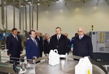 Президент Ильхам Алиев посетил Сумгайытский химико-промышленный парк (ФОТО)