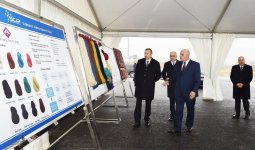 Президент Ильхам Алиев посетил Сумгайытский химико-промышленный парк (ФОТО)