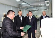 Президент Ильхам Алиев посетил Сумгайытский химико-промышленный парк (ФОТО)