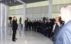 Президент Ильхам Алиев посетил Сумгайытский химико-промышленный парк (ФОТО)