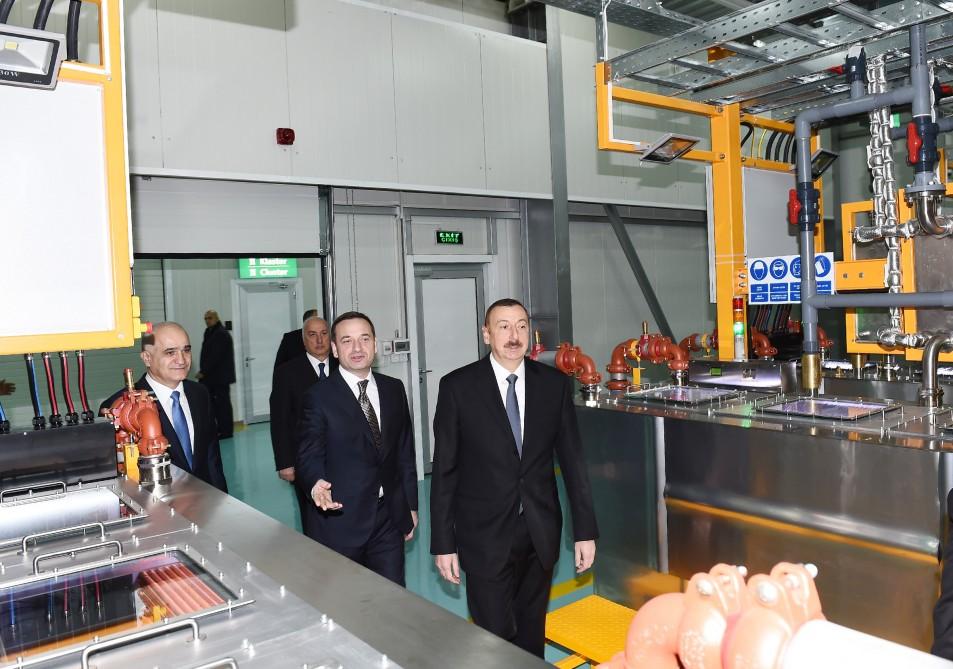 Президент Ильхам Алиев посетил Сумгайытский химико-промышленный парк (ФОТО)