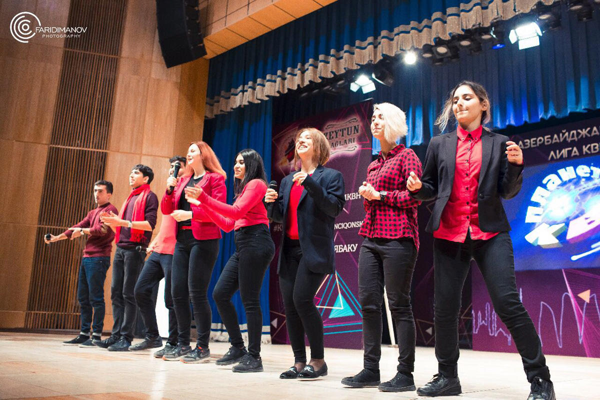 В Баку состоялся финал Азербайджанской Лиги КВН (ФОТО)