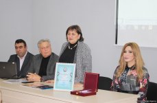 Фахрия Халафова награждена орденом "Гордость Азербайджана": встреча в АГУКИ (ФОТО)