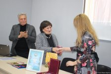 Фахрия Халафова награждена орденом "Гордость Азербайджана": встреча в АГУКИ (ФОТО)