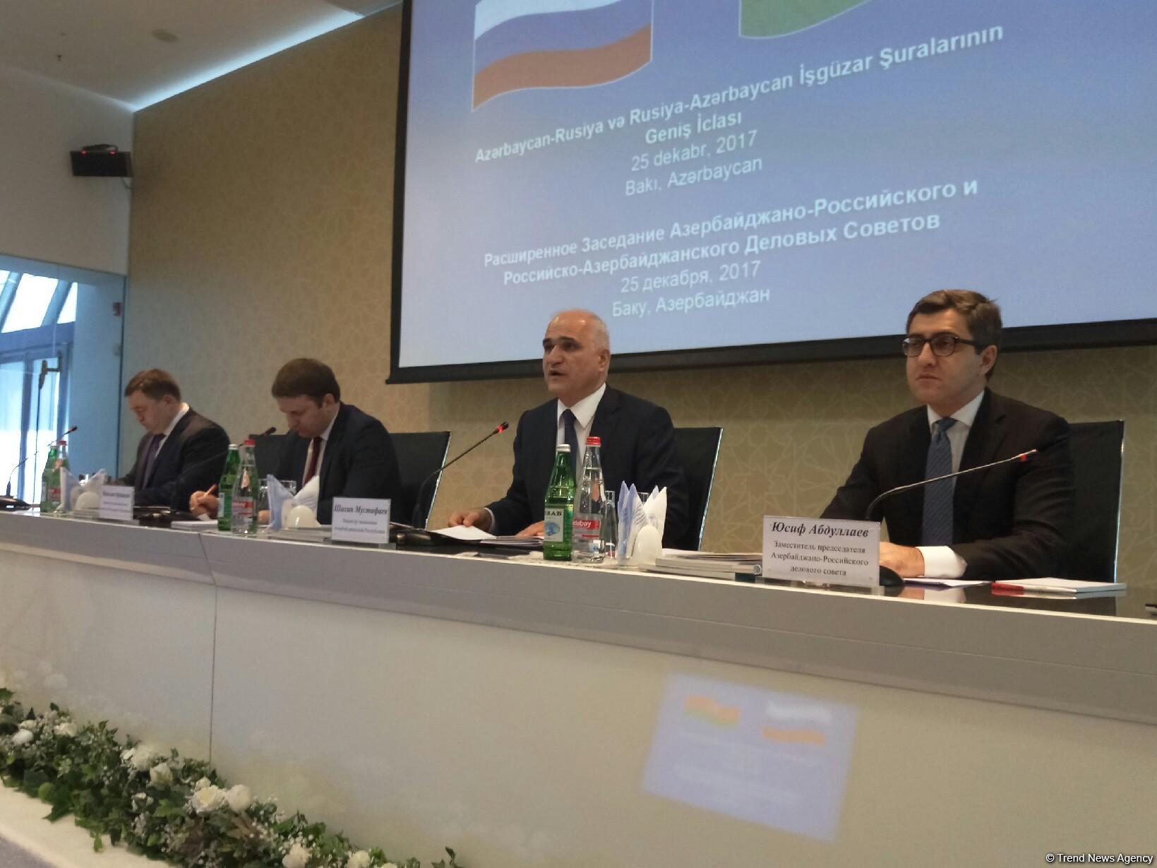 Азербайджан нацелен на применение новых механизмов для развития торговых отношений с Россией – министр