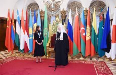 Первый вице-президент Азербайджана Мехрибан Алиева награждена орденом святой равноапостольной княгини Ольги II степени (ФОТО)