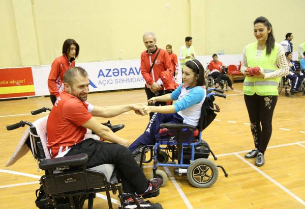 Товарищеский матч по бочче между Азербайджаном и Турцией (ФОТО)