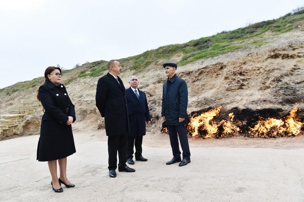 Президент Ильхам Алиев дал серьезное поручение по созданию в заповеднике «Янардаг» условий для азербайджанских граждан и туристов (ФОТО)