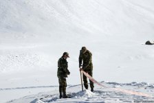 Поиски пропавших азербайджанских альпинистов в Губе (ФОТО)