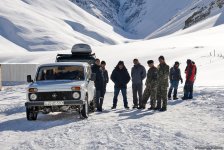 Поиски пропавших азербайджанских альпинистов в Губе (ФОТО)