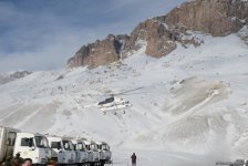 Поиски пропавших азербайджанских альпинистов в Губе (ФОТО)