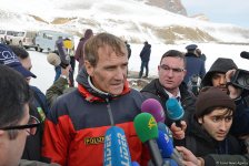 Поиски пропавших азербайджанских альпинистов в Губе (ФОТО)