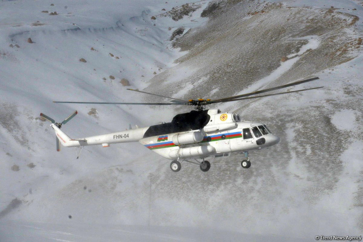 Поиски пропавших азербайджанских альпинистов в Губе (ФОТО)