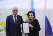 Корреспондент АМИ TREND удостоена почетной грамоты Россотрудничества в Азербайджане (ФОТО)