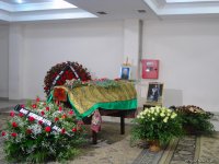 В Баку проходит церемония прощания с народным артистом Беюкага Мамедовым (ФОТО)