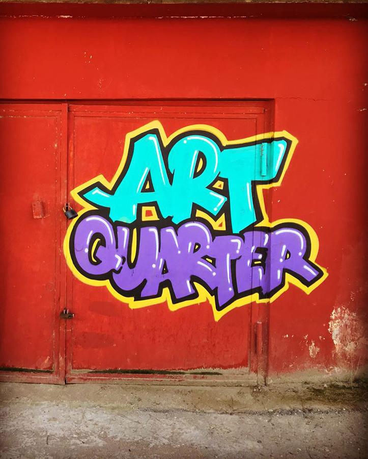 Стены бакинской галереи стали холстом для художников Швейцарии и Великобритании (ФОТО)