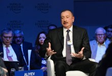 Президент Ильхам Алиев принял участие в интерактивном заседании на тему «Стратегический взгляд: Евразия» в рамках ВЭФ (ФОТО) (версия 2)