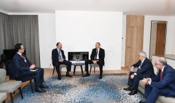 В Давосе состоялась встреча Президента Азербайджана с министром энергетики, промышленности и природных ресурсов Саудовской Аравии