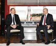 Президент Ильхам Алиев встретился в Давосе с президентом Швейцарии (ФОТО)