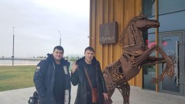 Российская звезда 90-х Алексей Потехин в Баку (ФОТО)