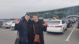 Российская звезда 90-х Алексей Потехин в Баку (ФОТО)