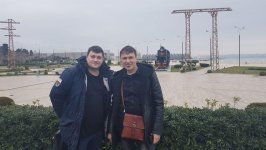 Российская звезда 90-х Алексей Потехин в Баку (ФОТО)