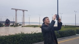 Российская звезда 90-х Алексей Потехин в Баку (ФОТО)