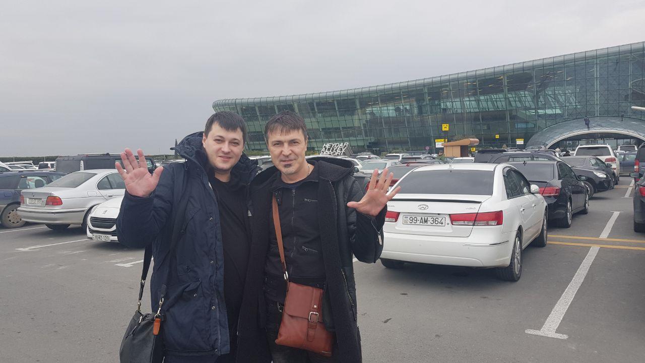 Российская звезда 90-х Алексей Потехин в Баку (ФОТО)